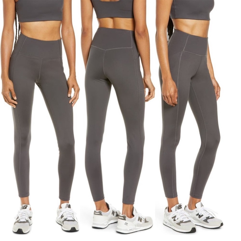 girlfriend collective High-Rise Charcoal Leggings